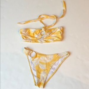 ASOS high leg Hawaiian print bikini